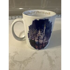 Walt Disney World Most Magical Place on Earth Cinderella Castle‎ Mug 12 Oz Cup